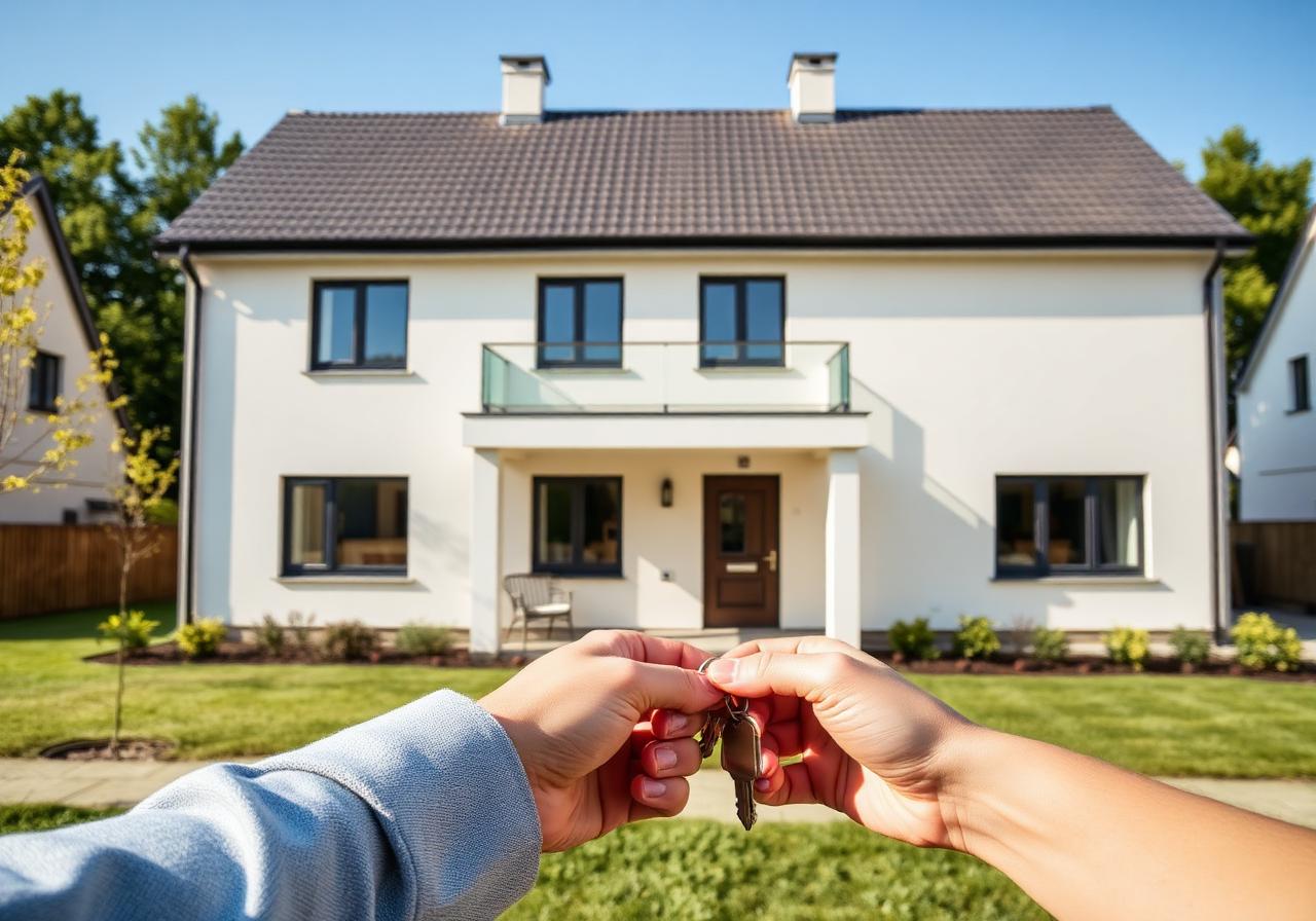 Dokončený rodinný dom DlapStav — odovzdanie kľúčov