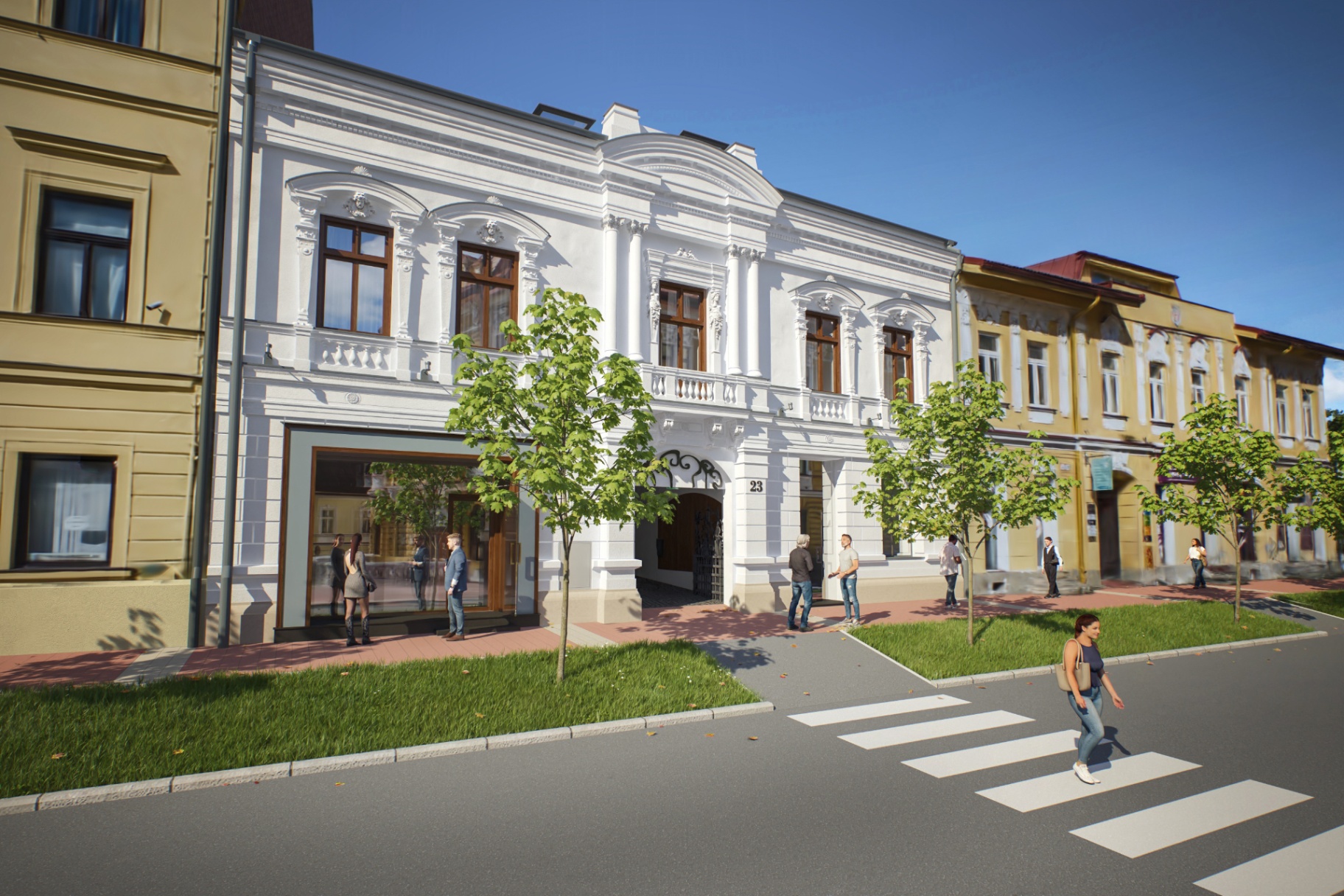 Prípravné stavebné práce — Rezidencia Horná 23, Banská Bystrica